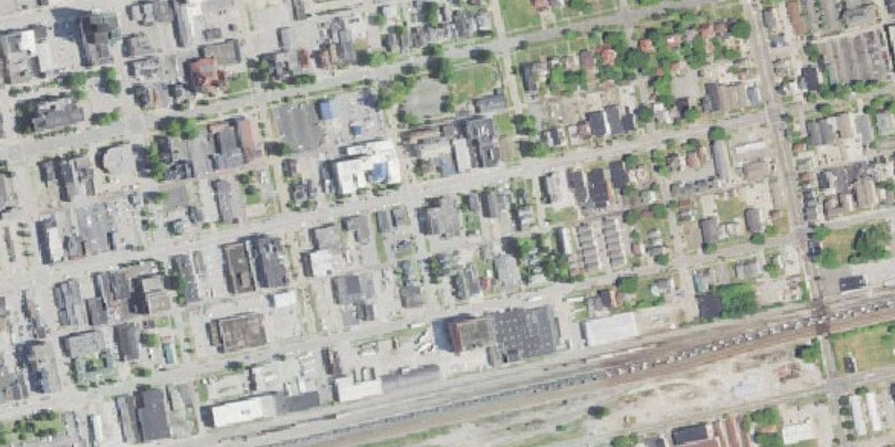 Aerial view of St. Joseph Catholic High School