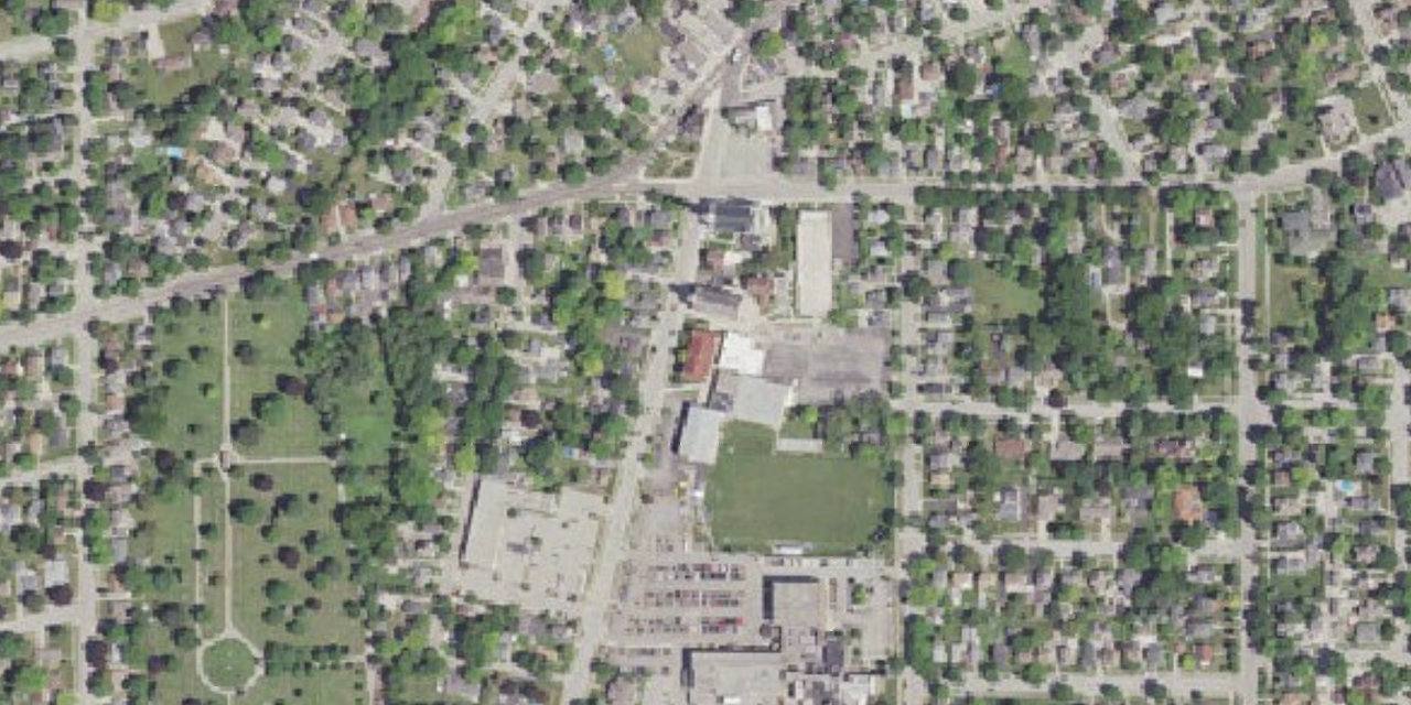 Aerial view of Catholic Central High School