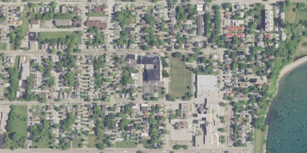 Aerial view of St. Catherine's High School