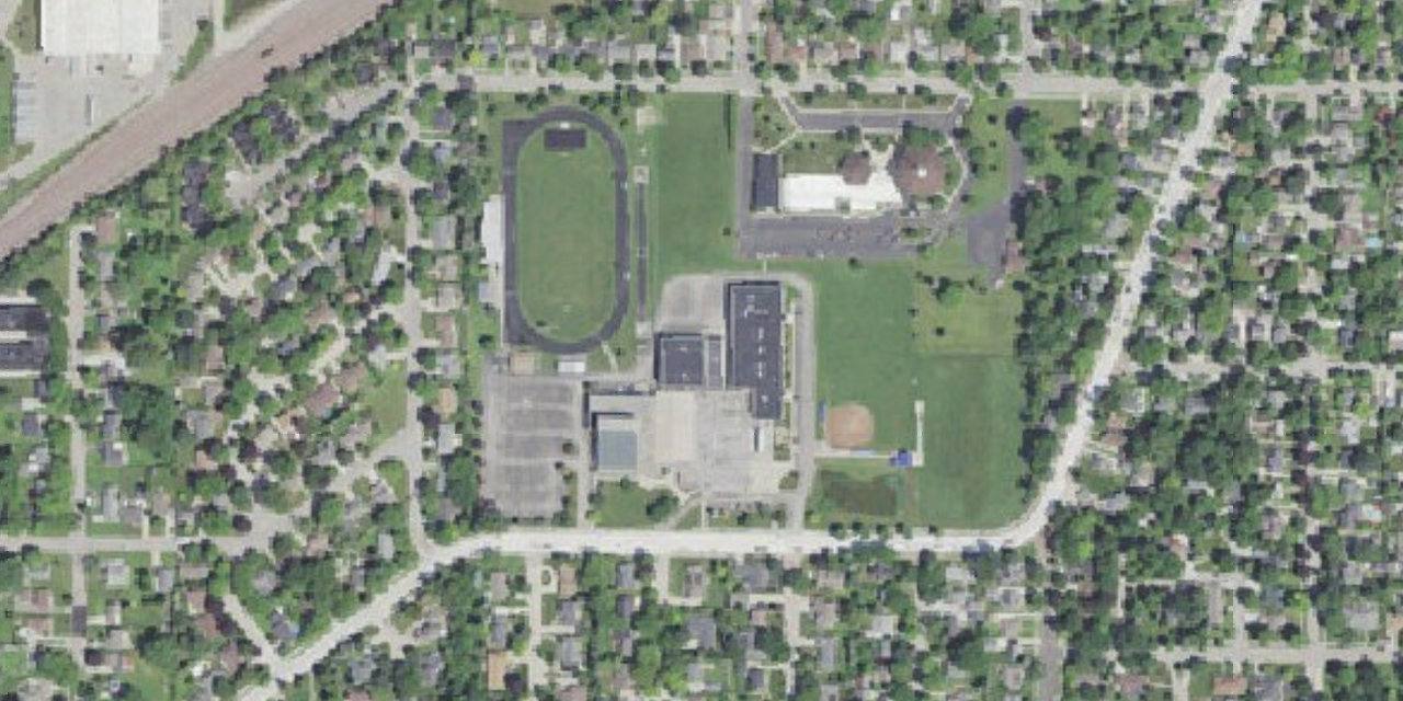 Vista aérea de Xavier High School