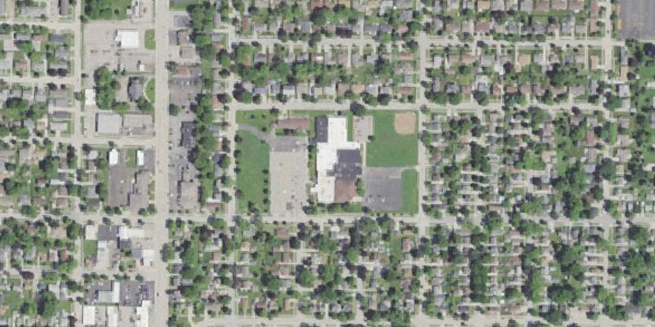 Aerial view of St. Francis Xavier Catholic School System