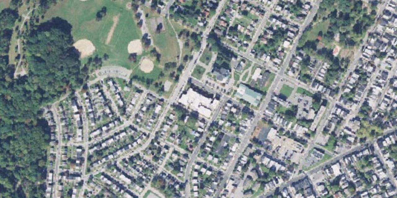 Aerial view of St. Elizabeth School