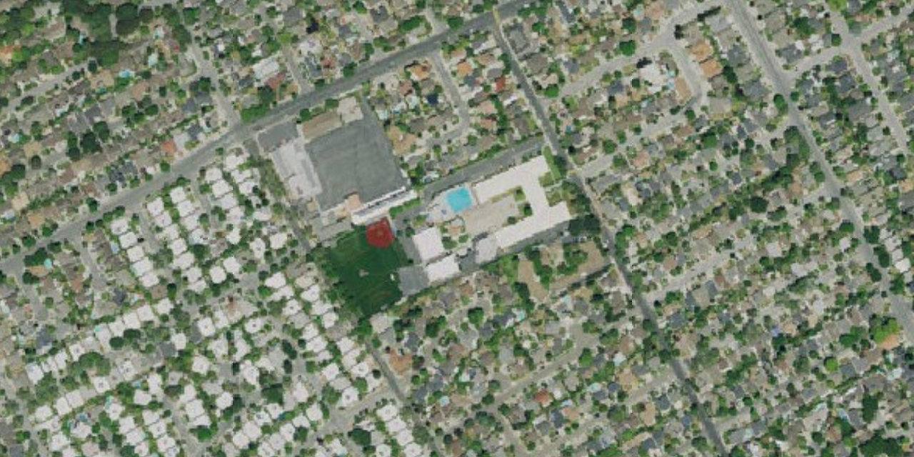 Aerial view of Presentation High School