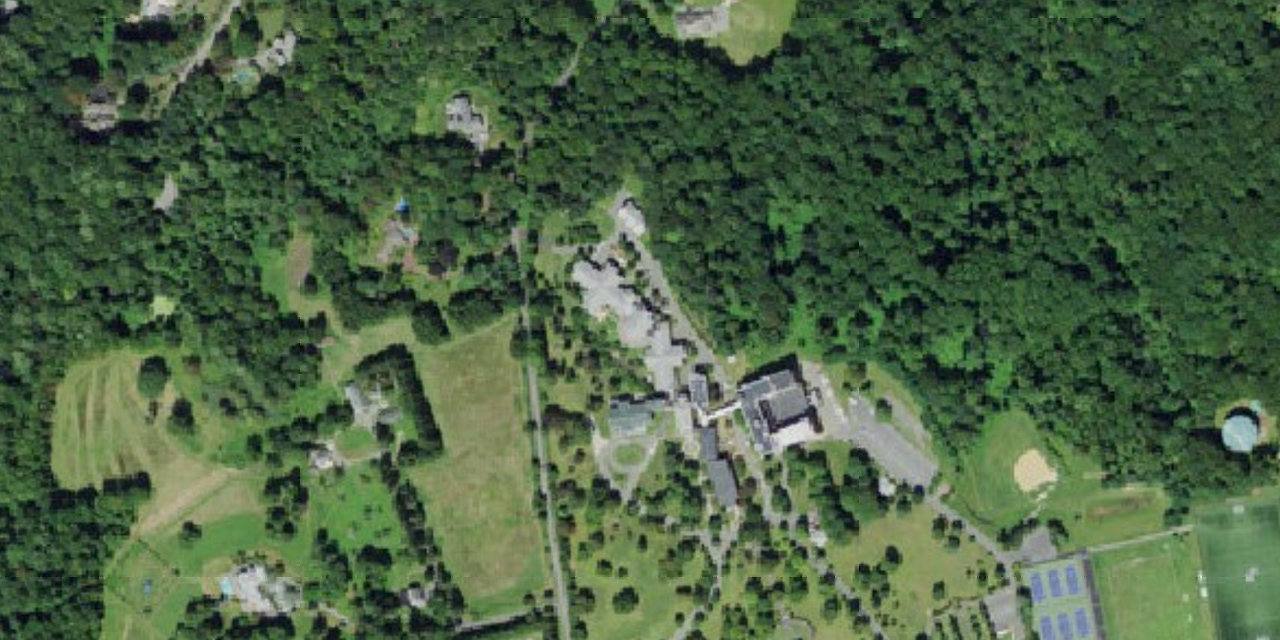 Aerial view of Villa Walsh Academy