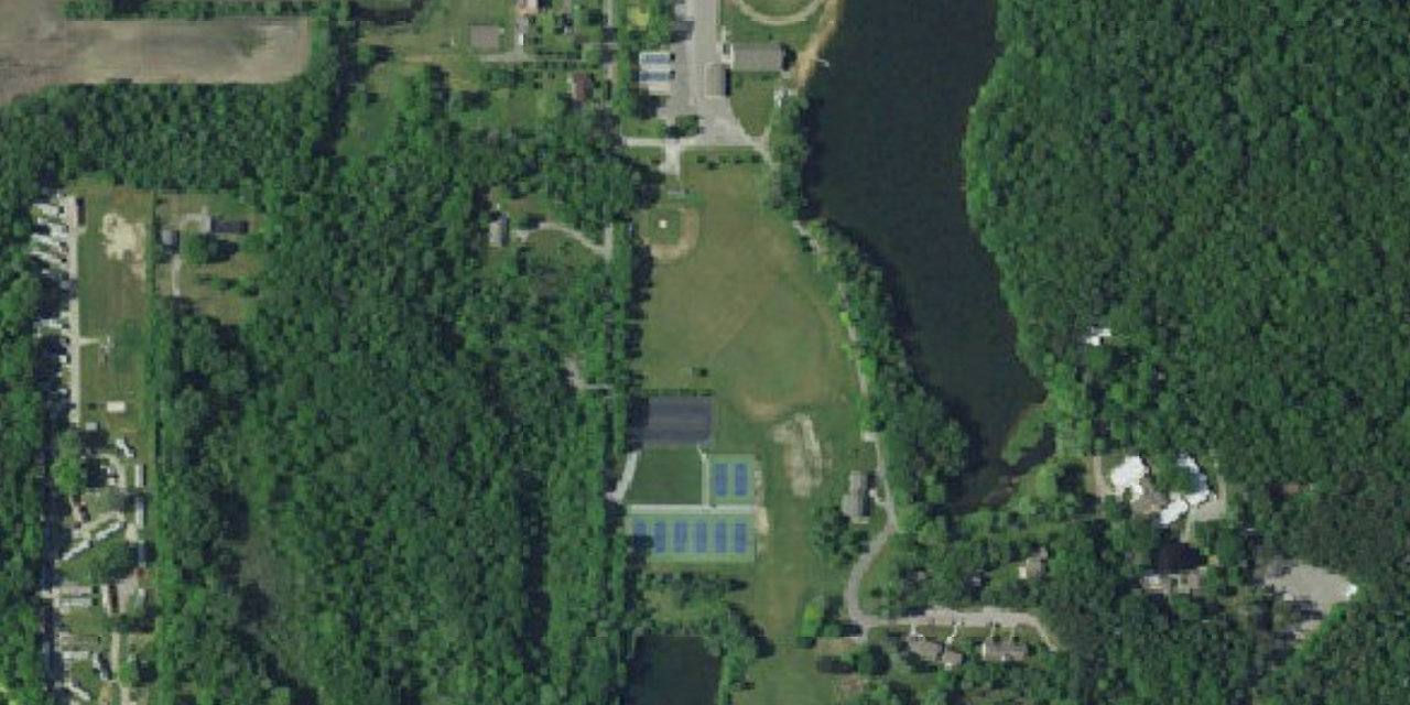 Aerial view of La Lumiere School