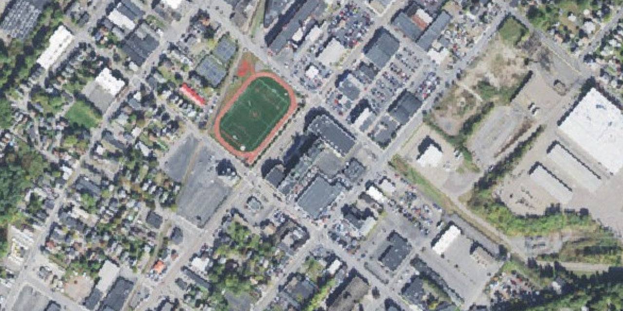 Aerial view of Scranton Preparatory School
