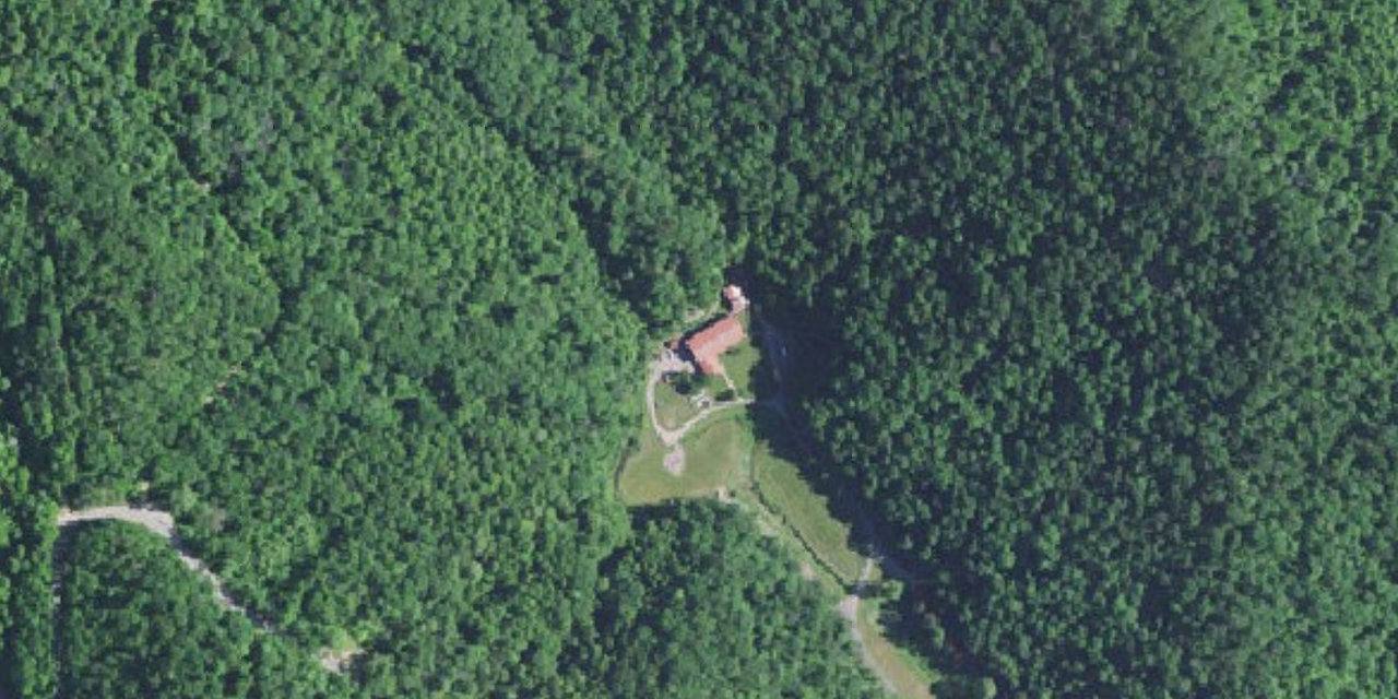 Aerial view of The David School