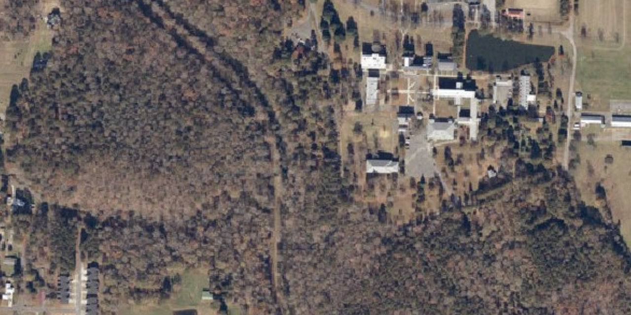 Aerial view of St. Bernard Preparatory School
