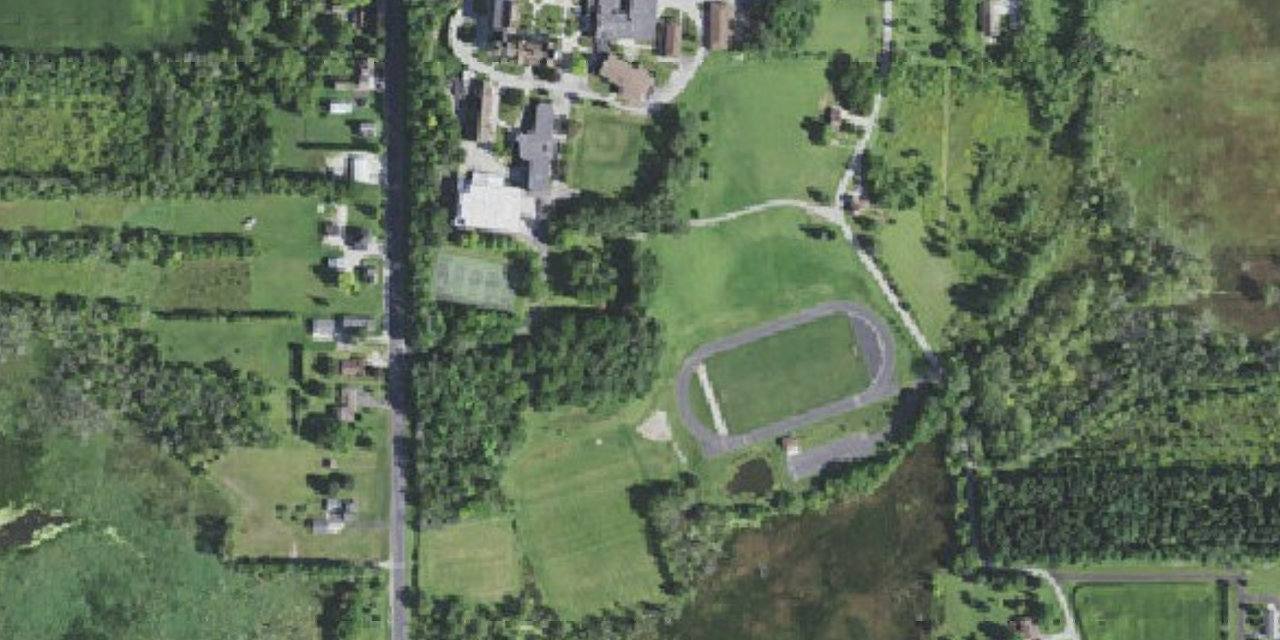 Aerial view of St. Lawrence Seminary High School