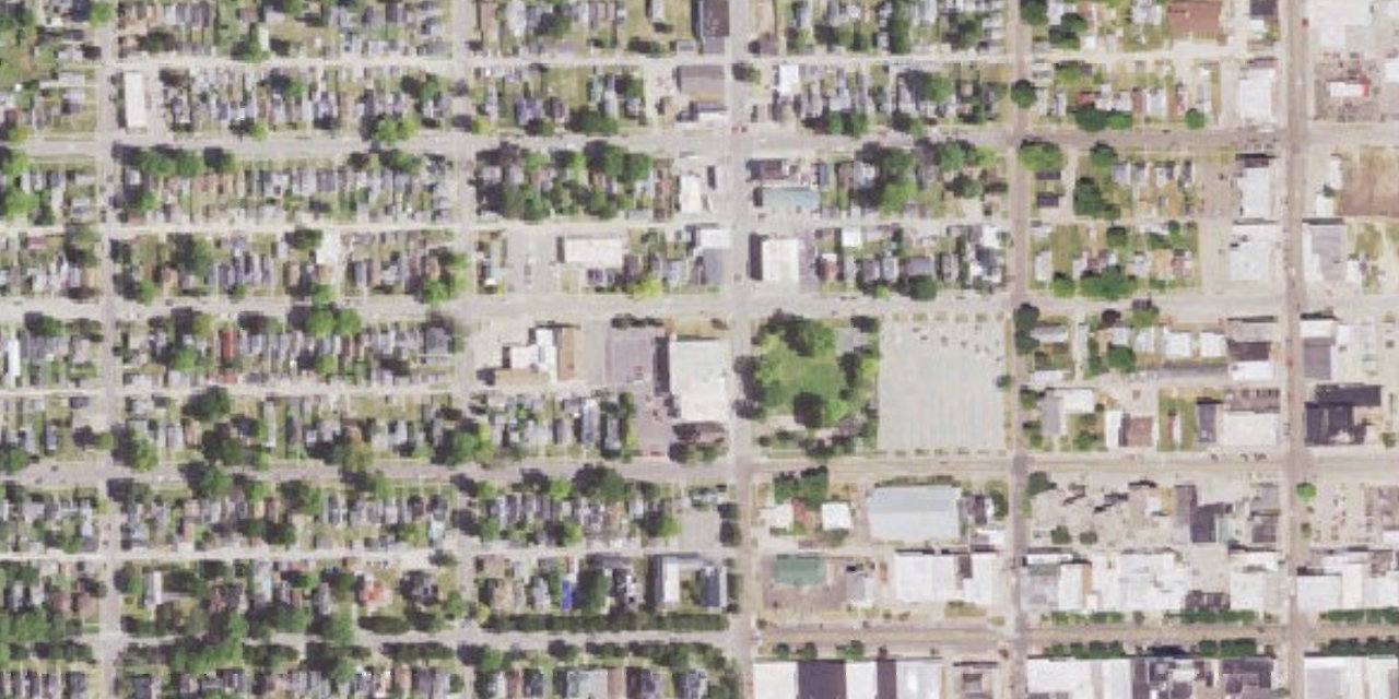 Aerial view of Prince of Peace Catholic School