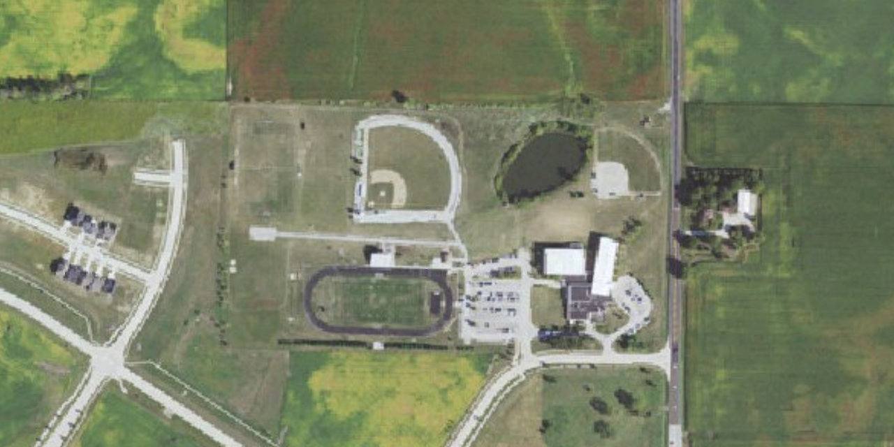 Aerial view of The High School of Saint Thomas More