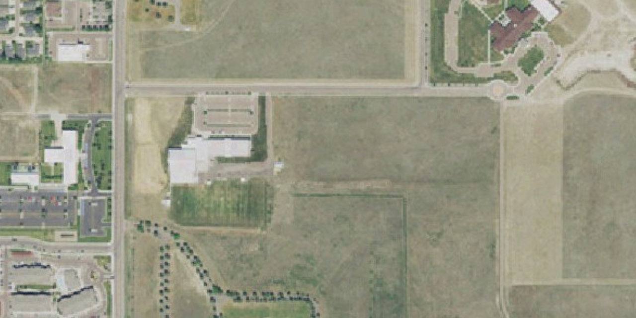 Aerial view of Great Falls Central Catholic High School