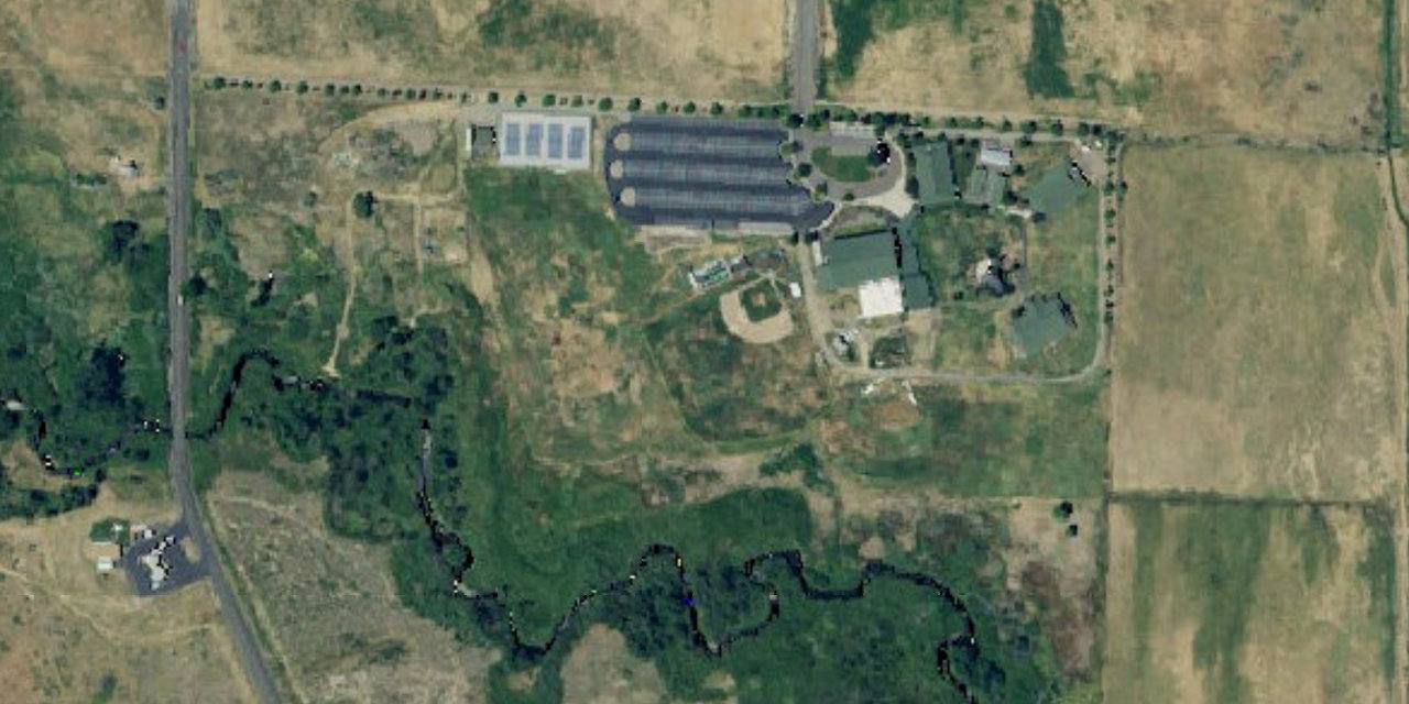 Aerial view of La Salle High School