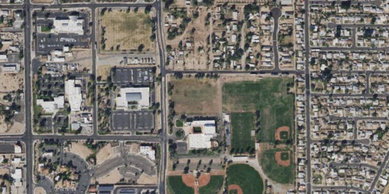 Vista aérea de Yuma Catholic High School