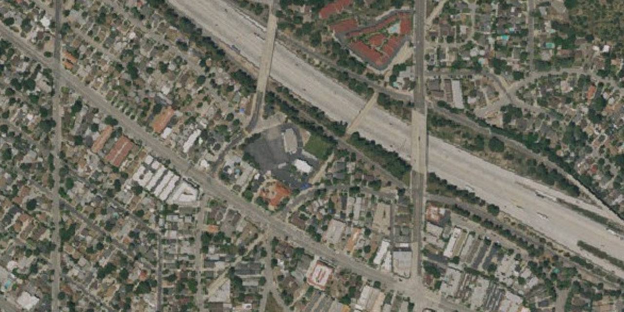 Aerial view of St. Monica Academy