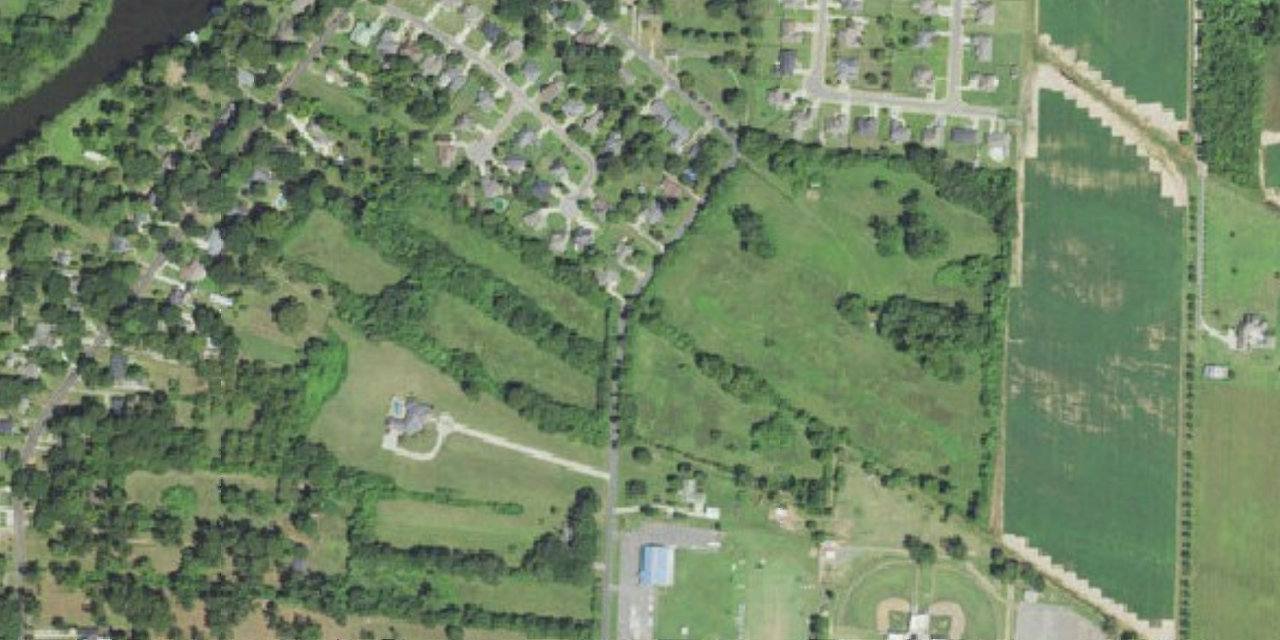 Aerial view of St. Mary's Catholic School