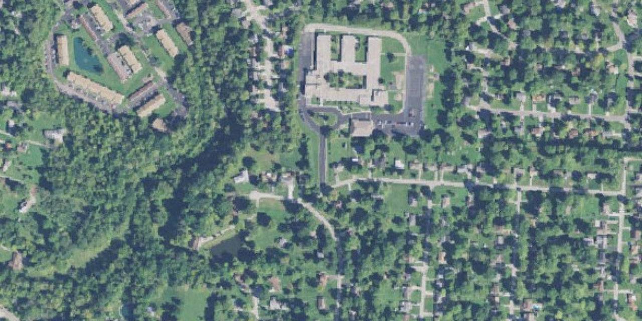 Aerial view of Royalmont Academy