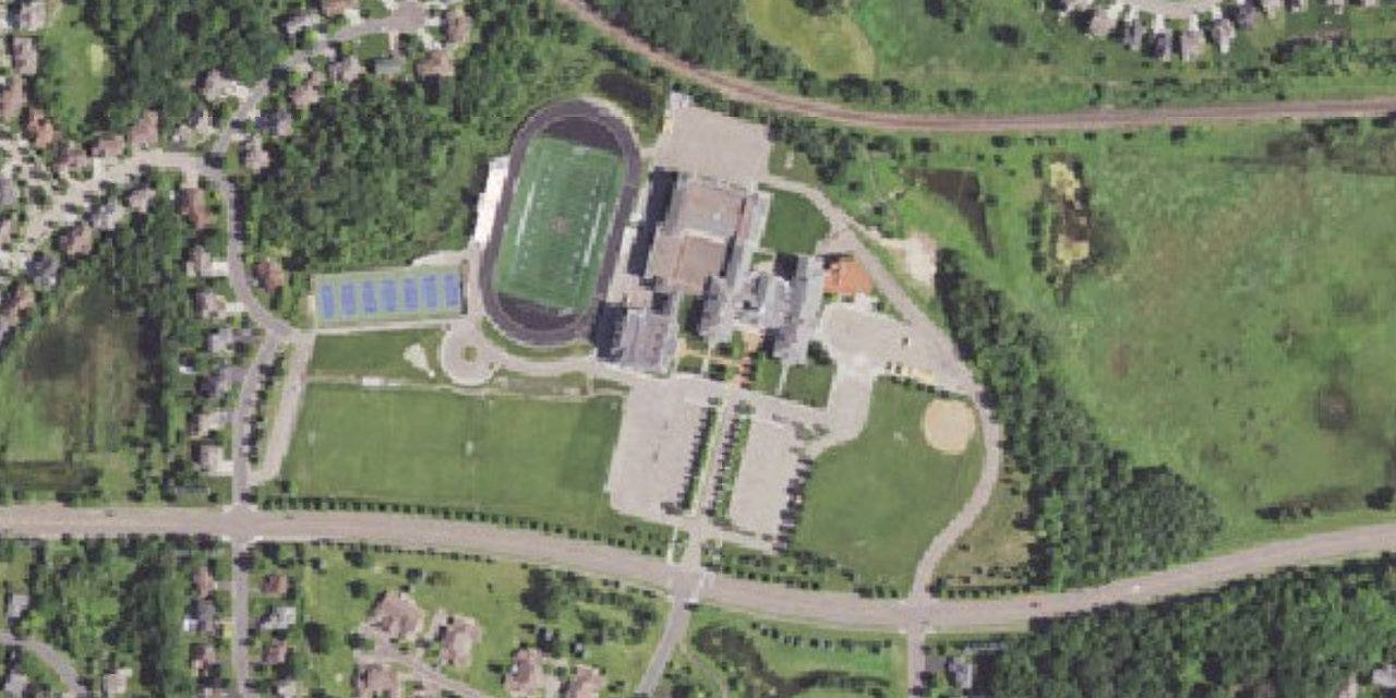Aerial view of Providence Academy