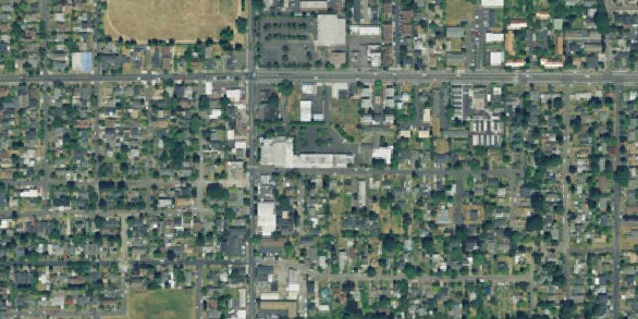 Aerial view of De La Salle North Catholic High School