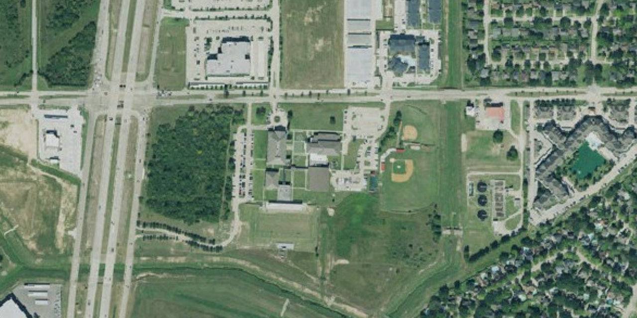 Aerial view of St. John XXIII College Preparatory