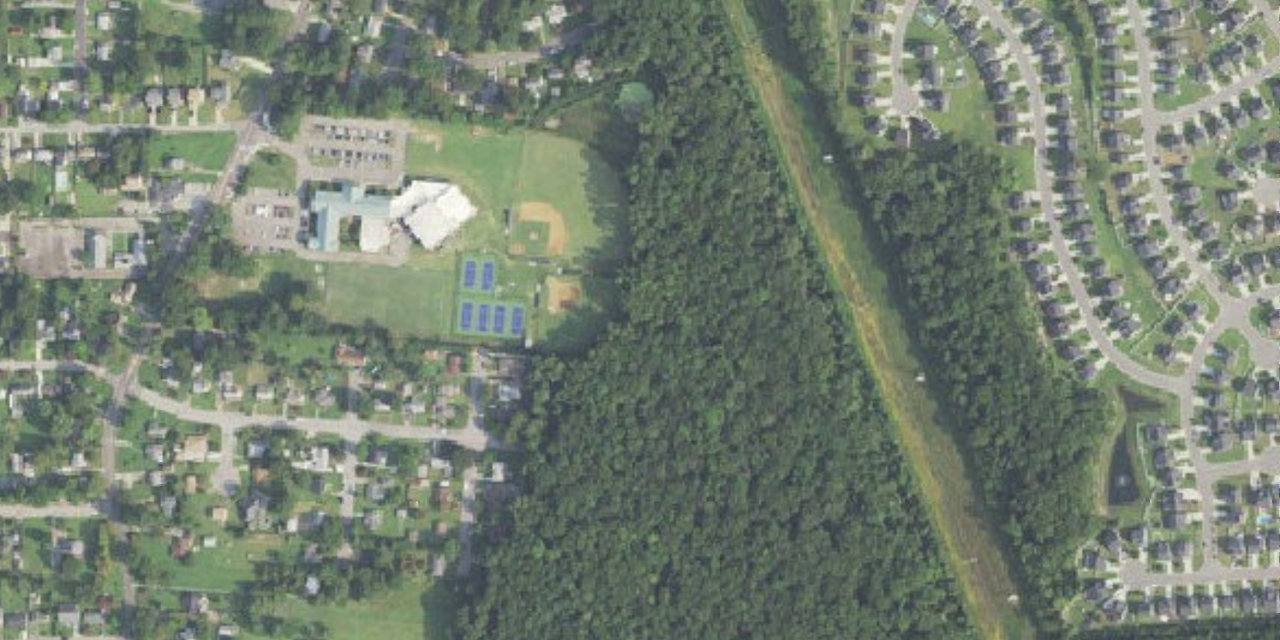 Aerial view of Peninsula Catholic High School