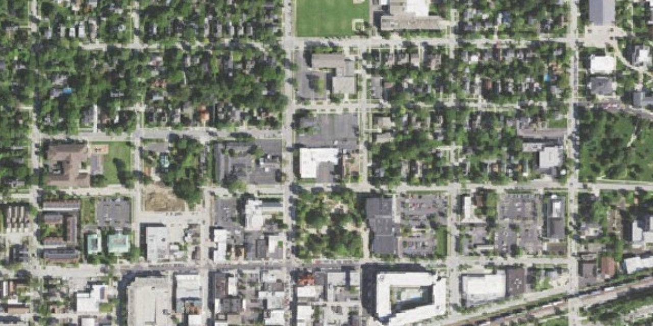 Aerial view of Clare Woods Academy