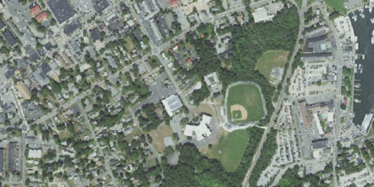 Aerial view of St. John Paul II School