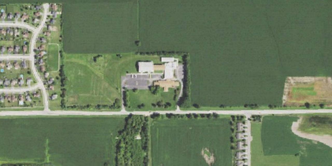 Aerial view of Our Lady Sacred Heart Academy