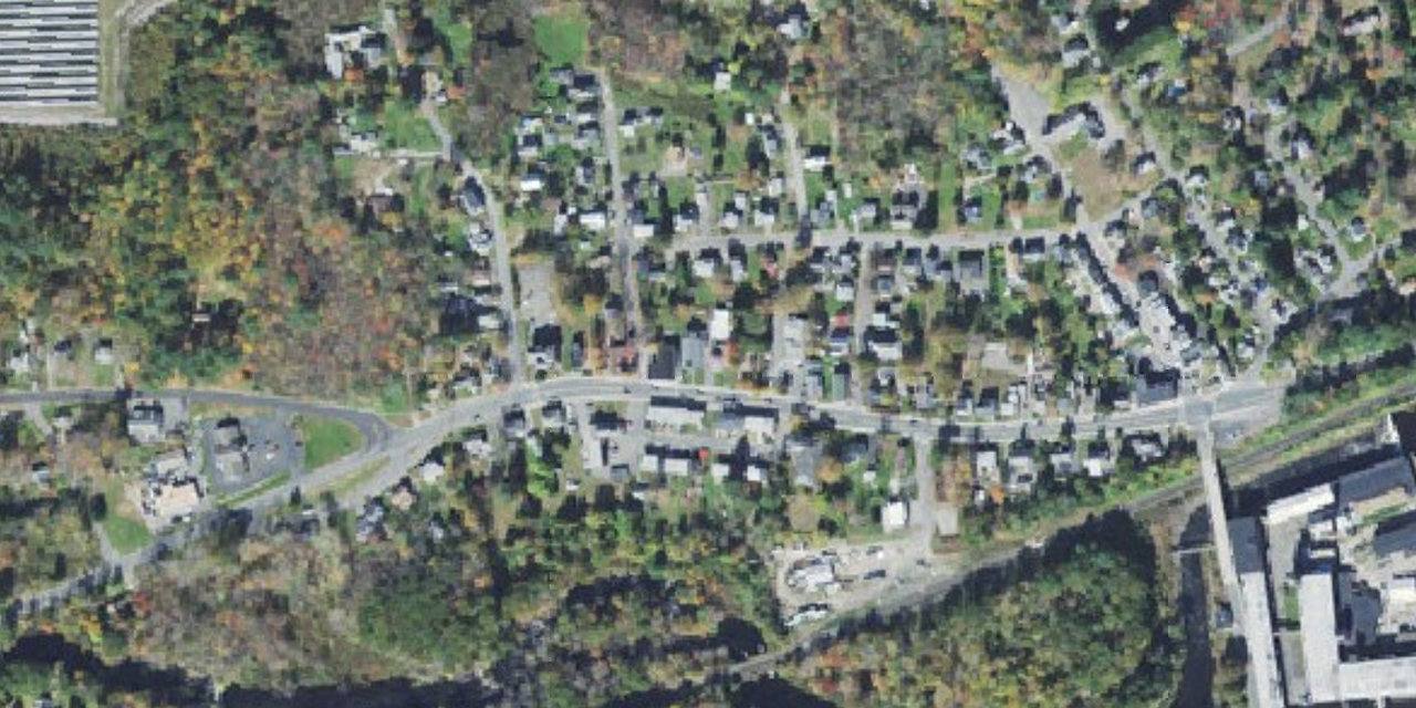 Aerial view of St. Thomas Aquinas School