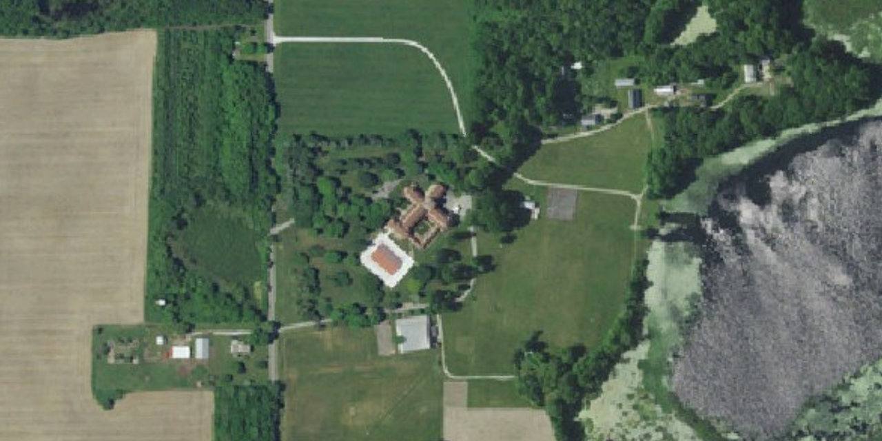 Aerial view of Sacred Heart Apostolic School