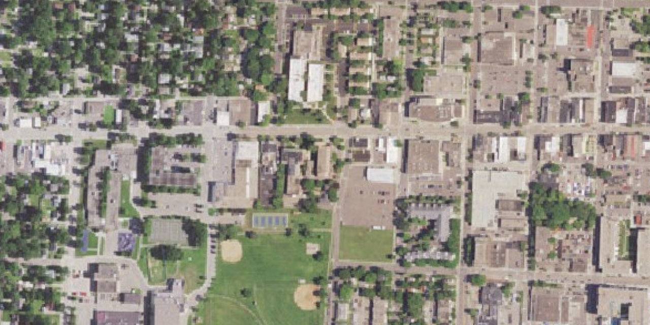 Aerial view of Chesterton Academy