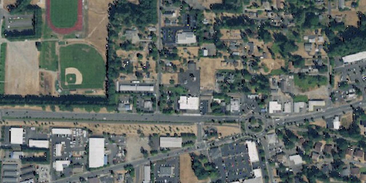 Aerial view of Pope John Paul II High School