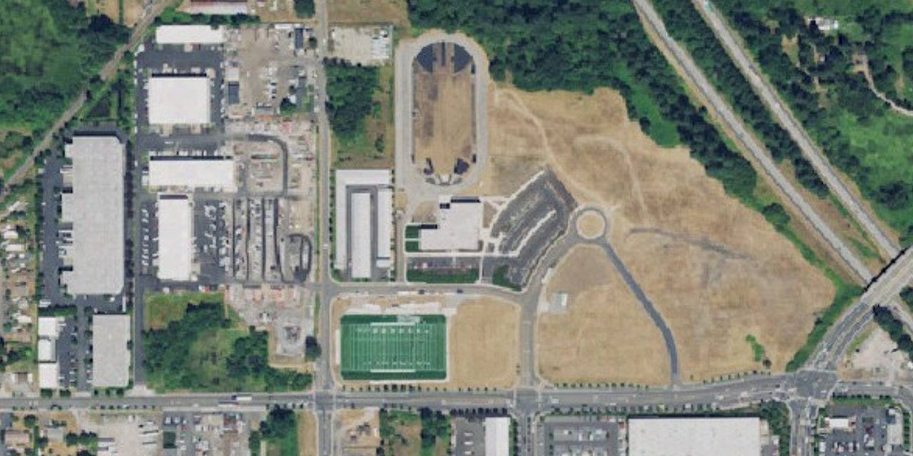Aerial view of Seton Catholic College Preparatory High School