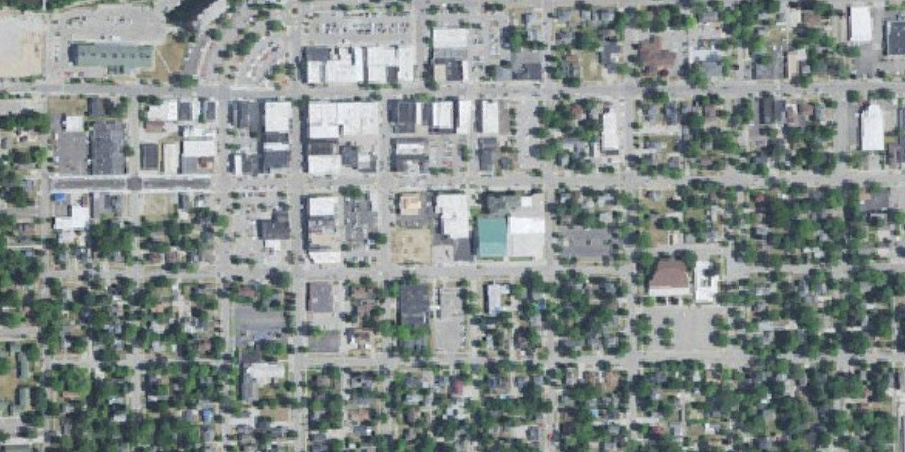 Aerial view of Sacred Heart Academy