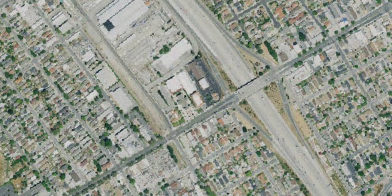 Aerial view of Cristo Rey San Jose Jesuit High School