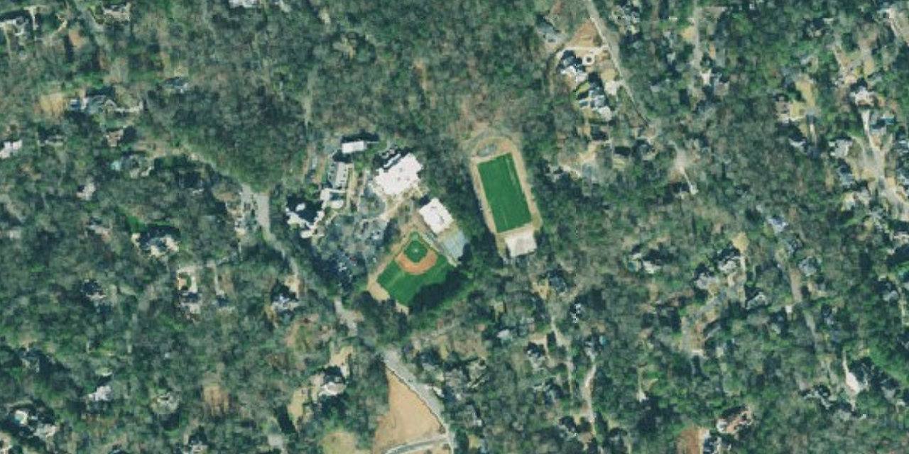 Aerial view of Holy Spirit Preparatory School