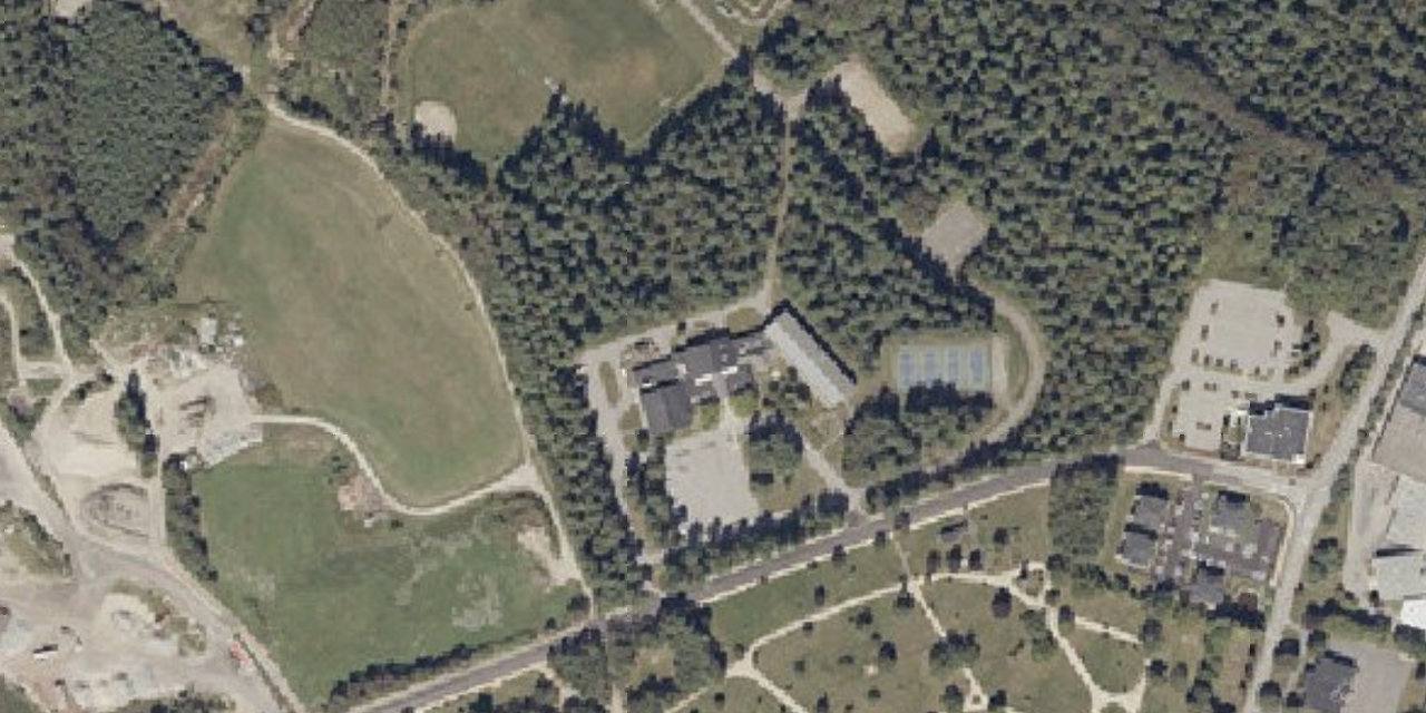 Aerial view of St. Dominic Academy-Auburn