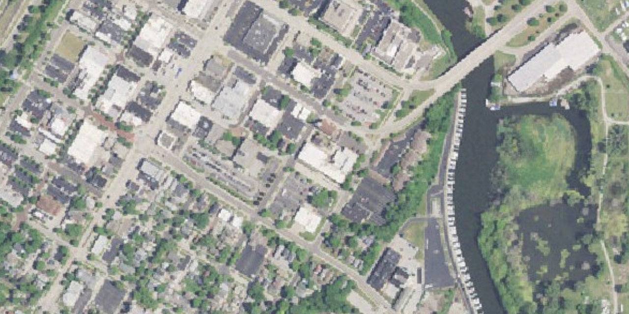 Aerial view of Our Lady of the Lake Catholic School