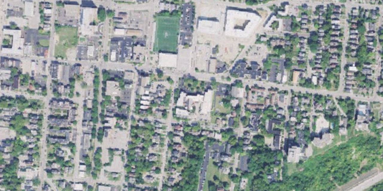 Aerial view of St. Ursula Academy