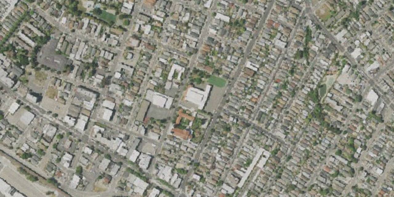 Aerial view of Cristo Rey De La Salle East Bay High School