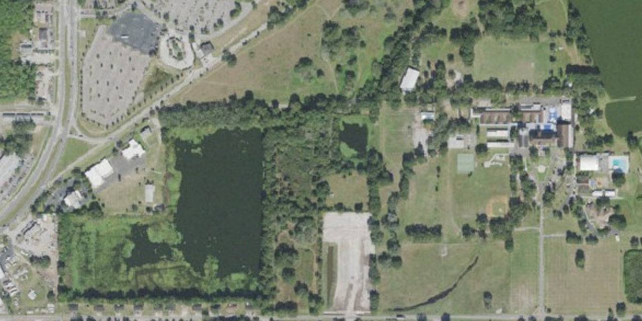 Aerial view of Cristo Rey Tampa Salesian High School