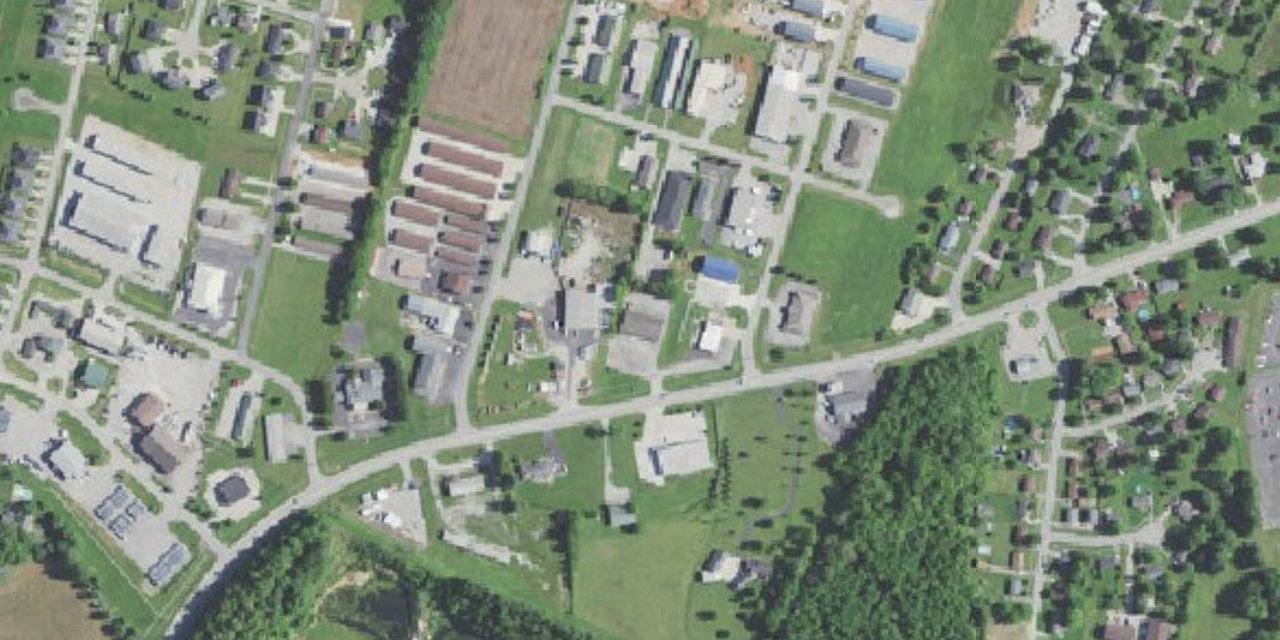 Aerial view of Our Lady of the Rosary