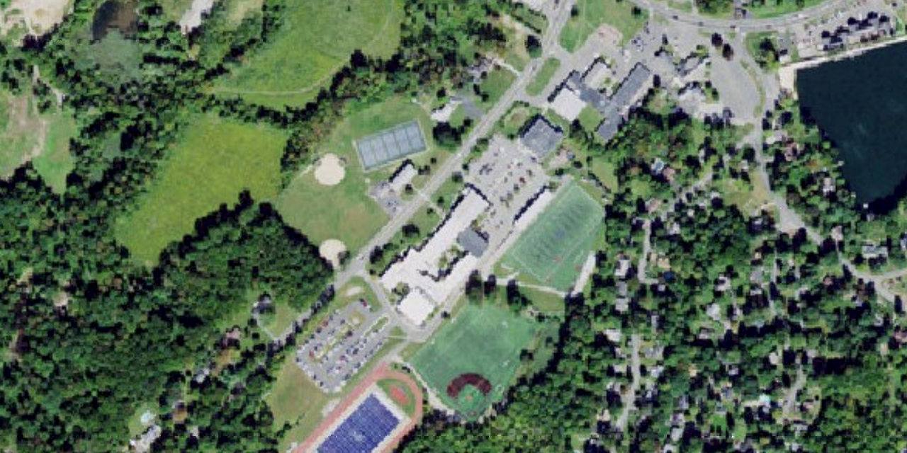 Aerial view of Pope John XXIII High School