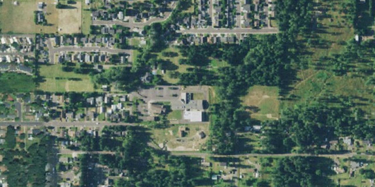 Aerial view of St. Thomas Becket Academy