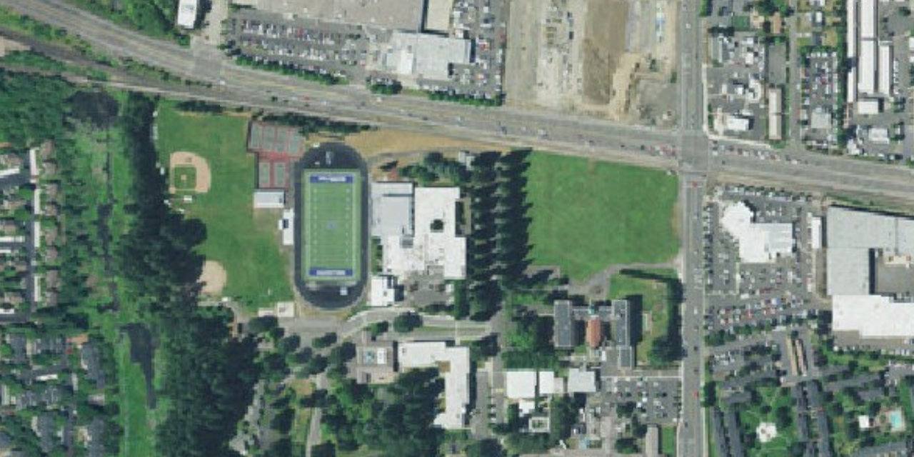 Vista aérea de Valley Catholic High School