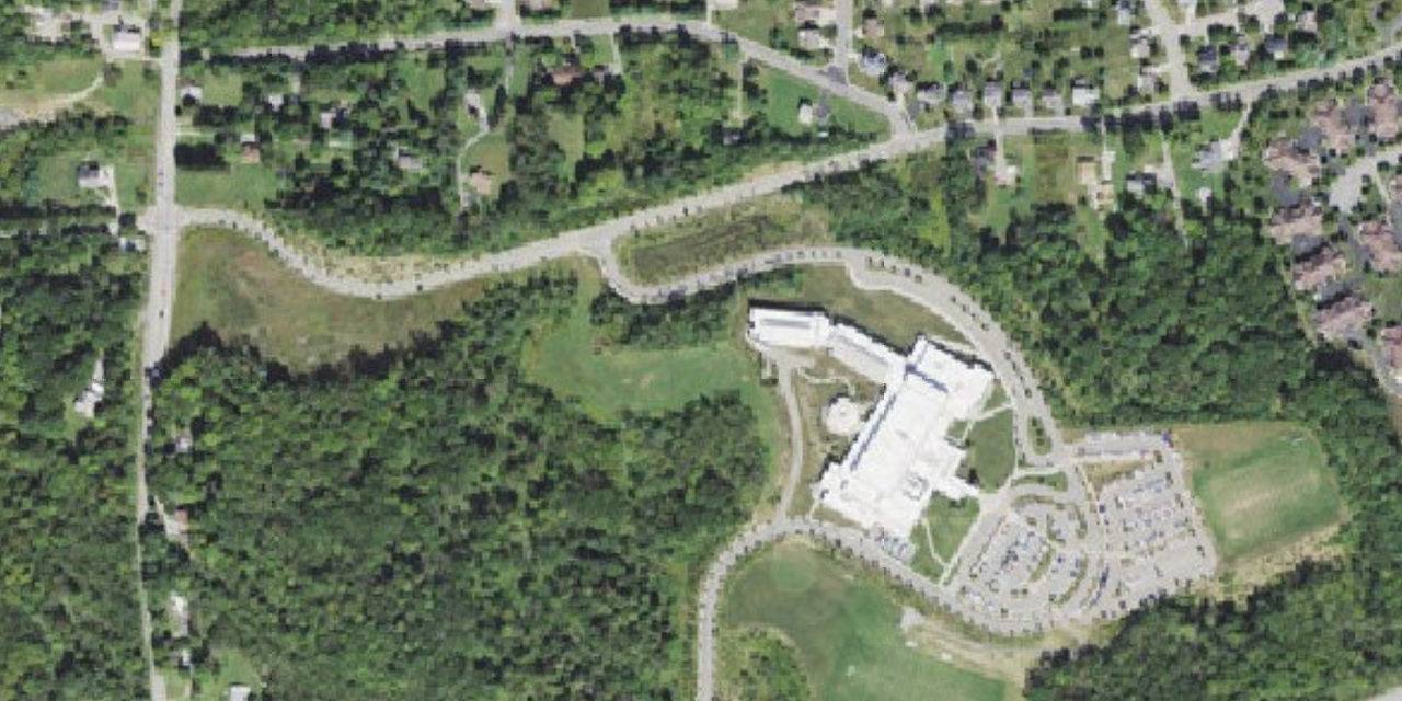 Aerial view of North Catholic High School