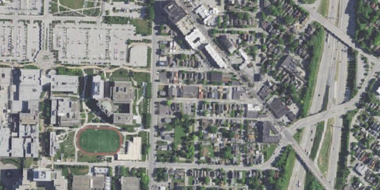Aerial view of Lumen Christi Catholic School