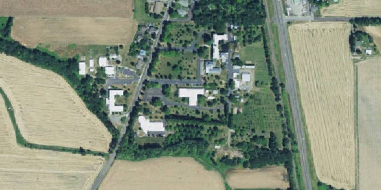 Aerial view of G.K. Chesterton Academy of the Willamette Valley