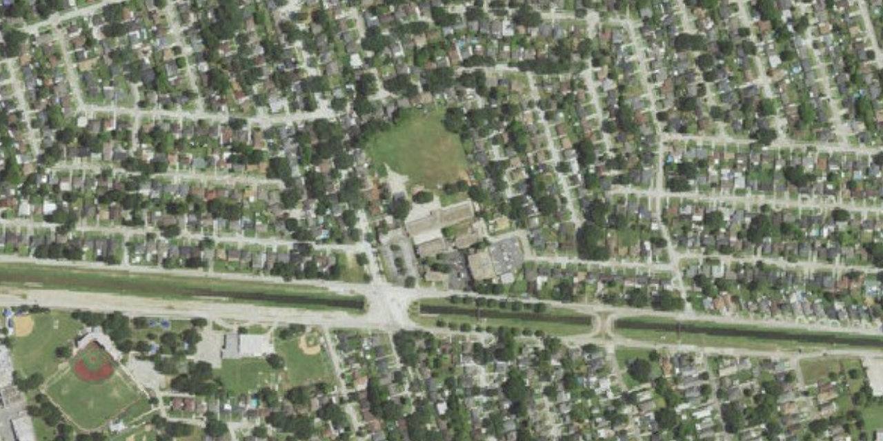 Aerial view of St. Therese Academy