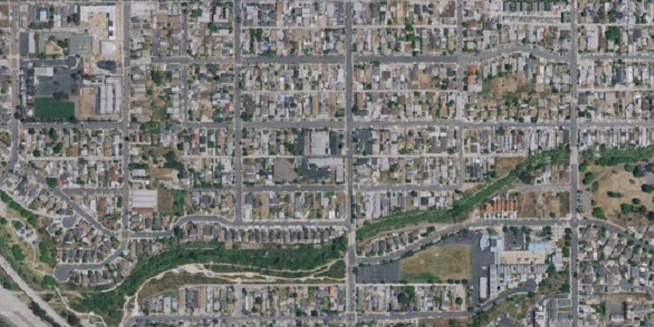 Aerial view of Cristo Rey San Diego High School